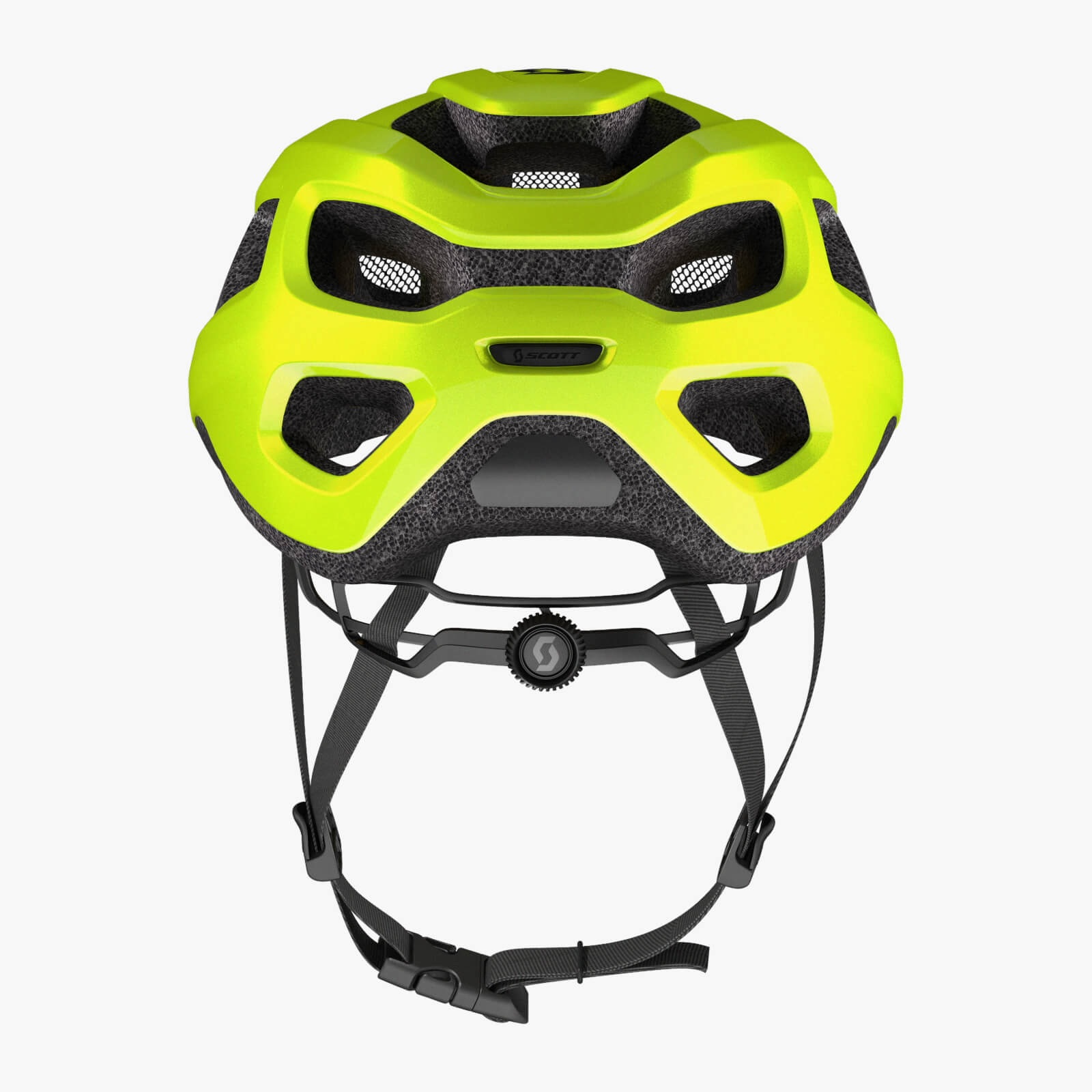 parte de tras do capacete de bicicleta scott supra